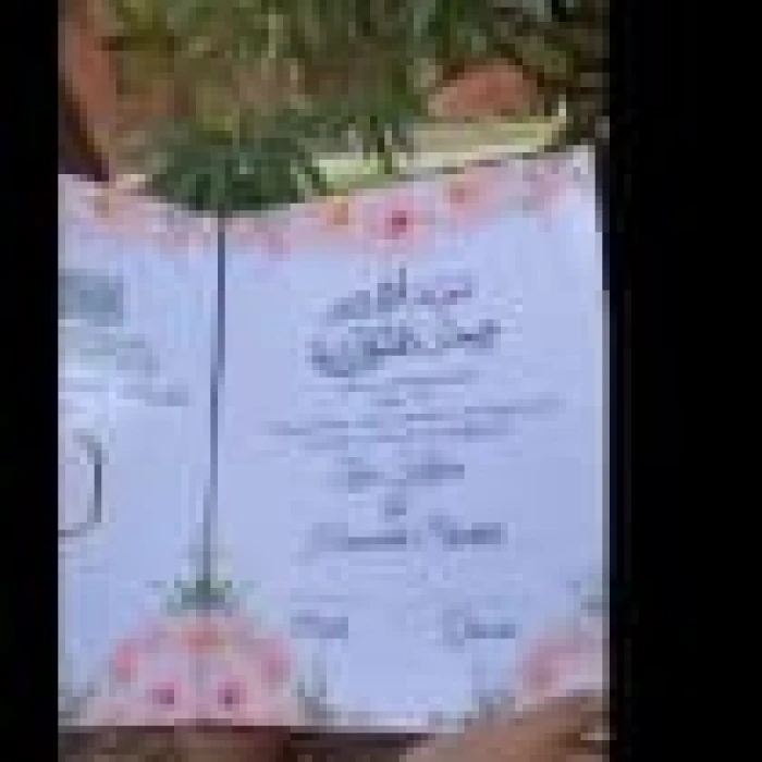 Personalized Nikah Islamic Certificate Folder – Velvet Thumbprint & Names Customization cover image 1