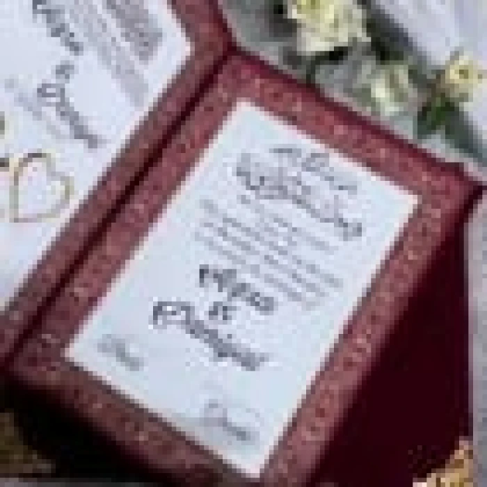 Personalized Nikkah Contract Booklet Box – Custom Thumbprint & Signature cover image 4