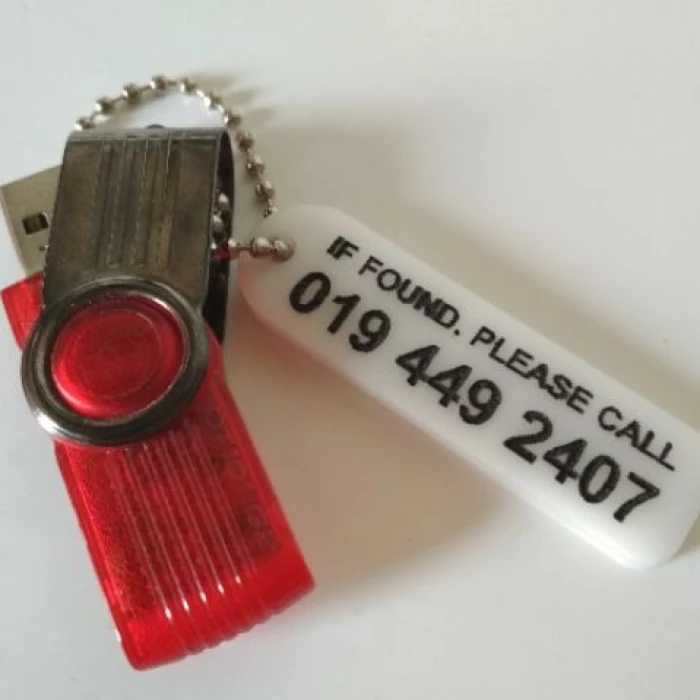 Customizable Phone Number Tag Keychain – PU Leather/Metal Anti‑Lost Car & Bag Accessory cover image 3